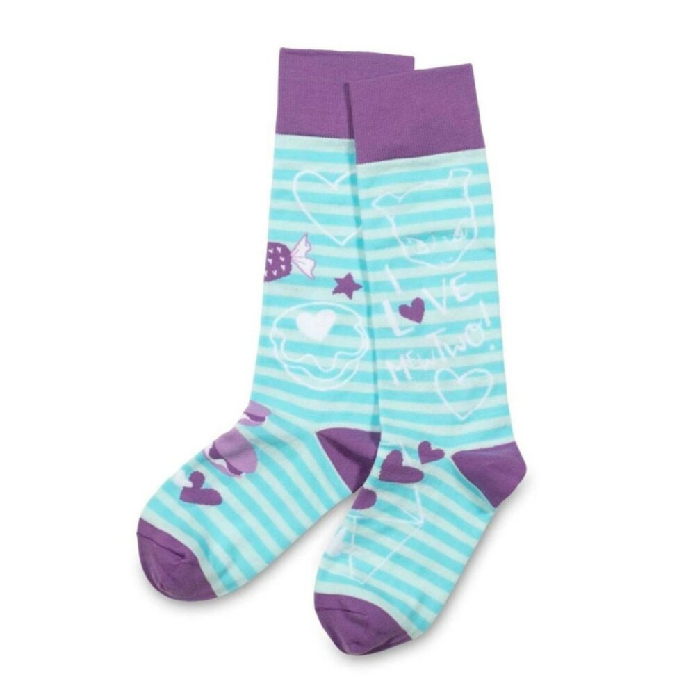 Pokemon Mew & mewtoo valentines day socks